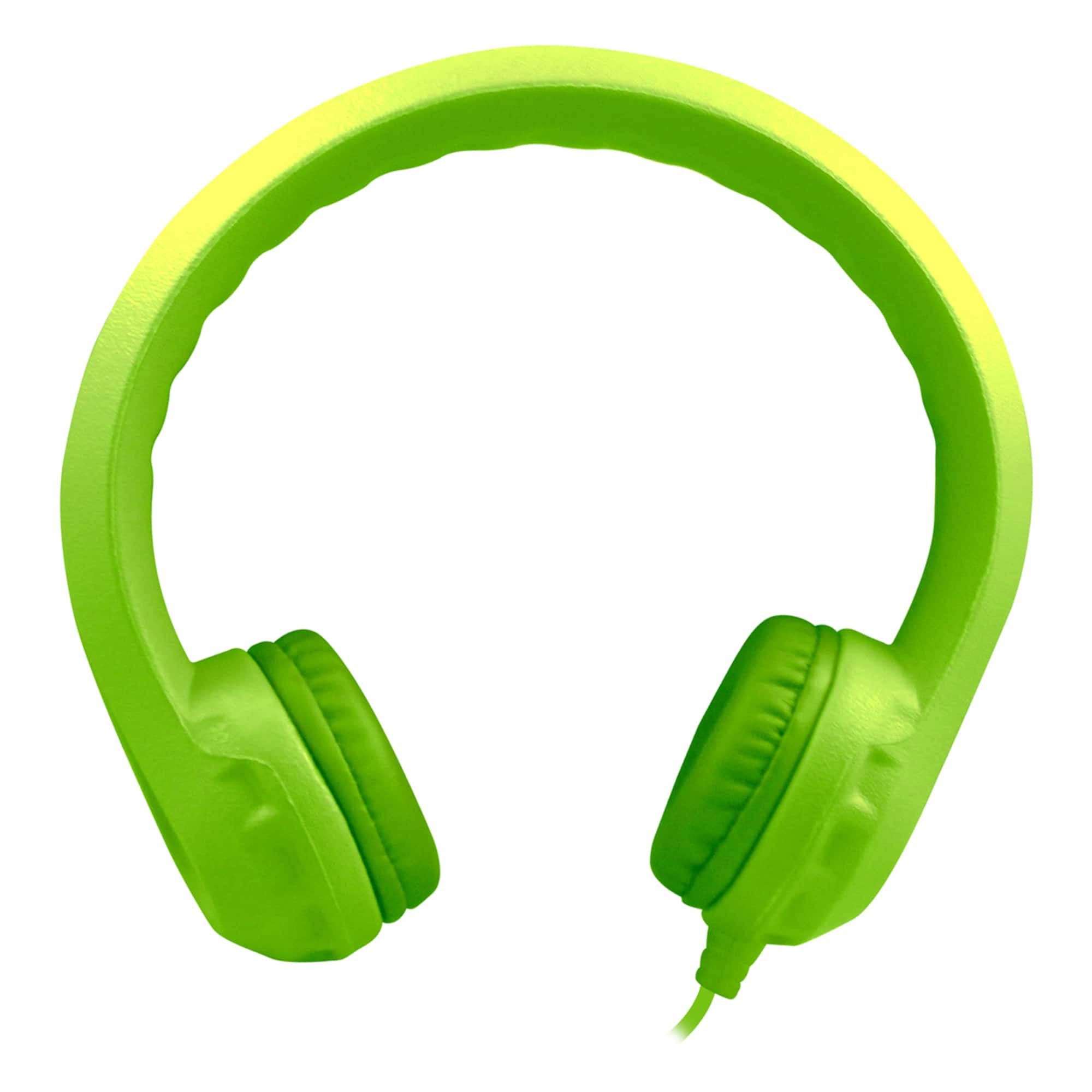 HamiltonBuhl® Flex-Phones™ Green Indestructible Foam Headphones